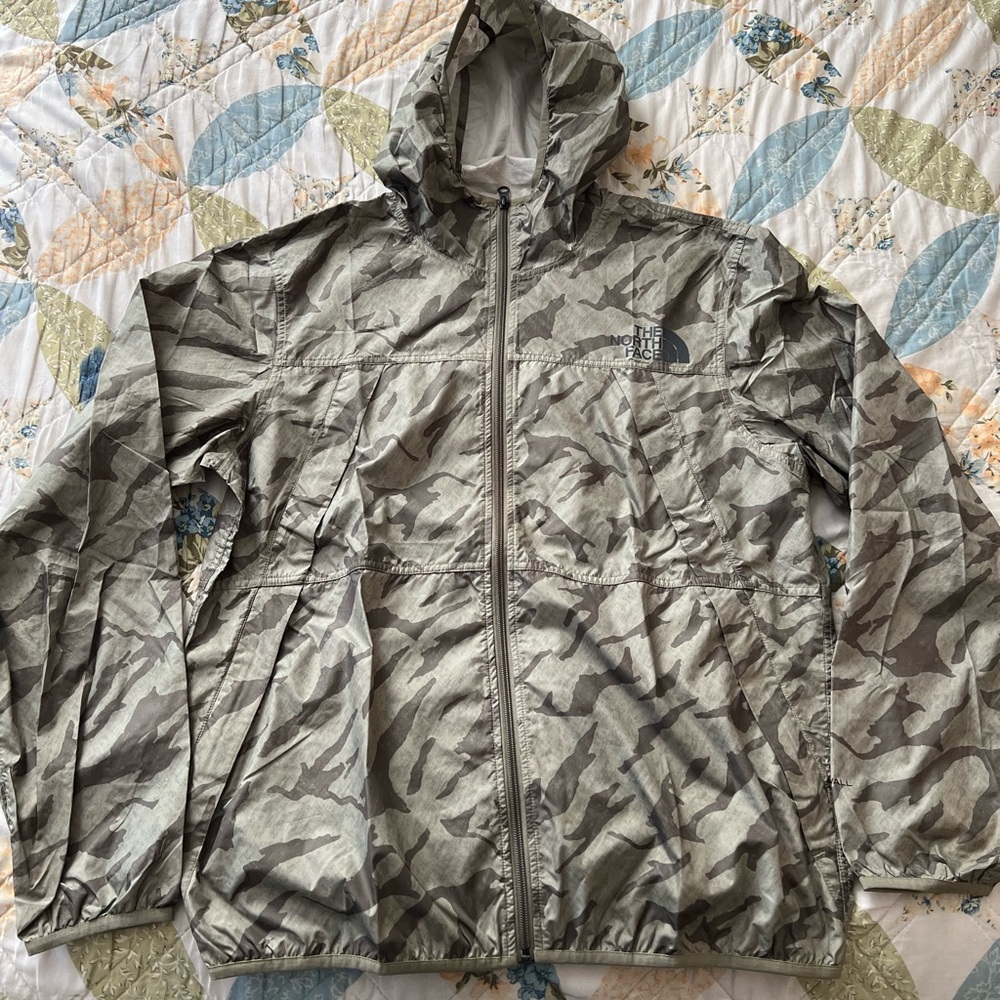 North Face men’s Windwall windbreaker jacket Sz L Excellent 🔥